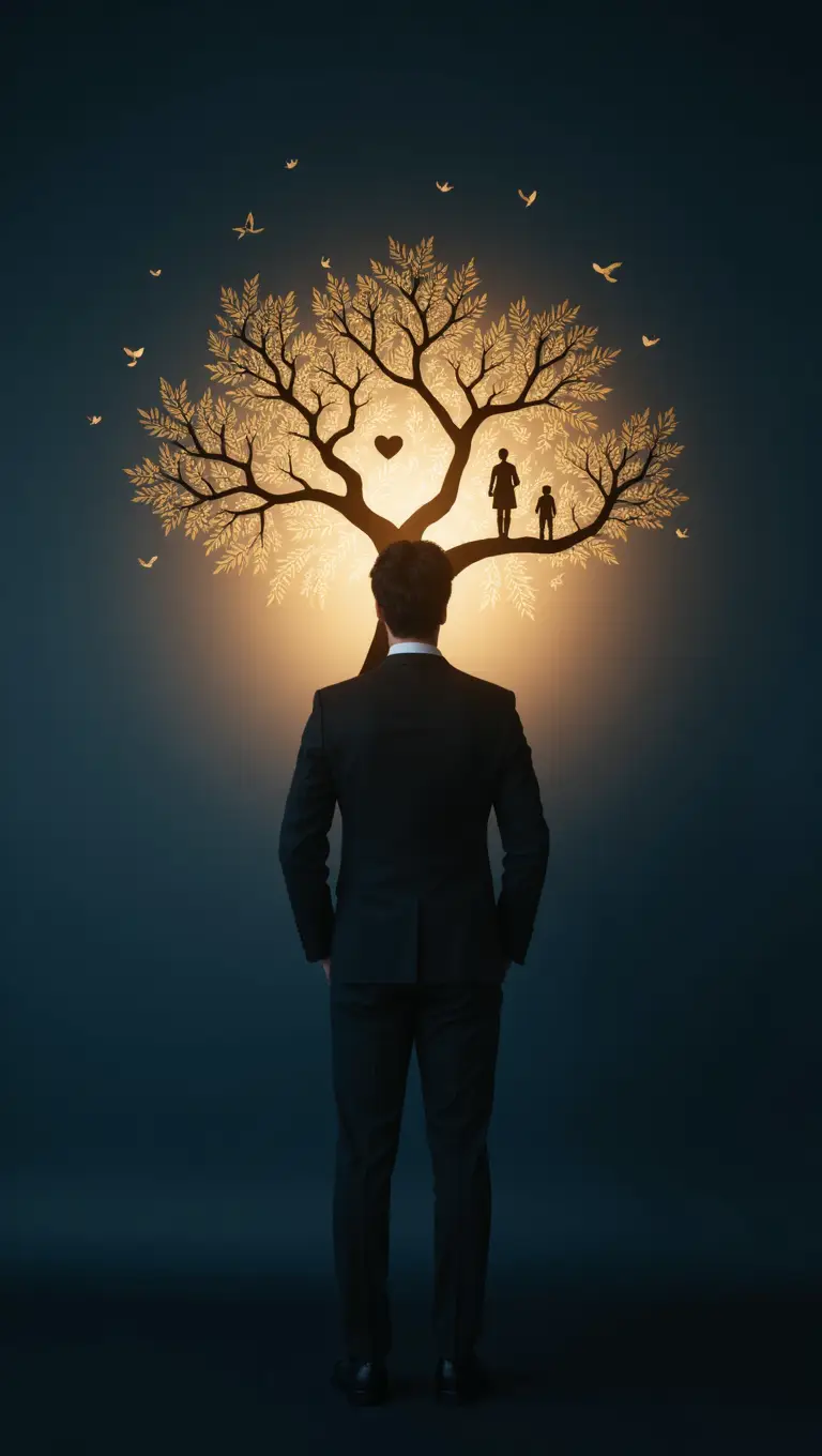 professional faceless concept showing a warm, compassionate