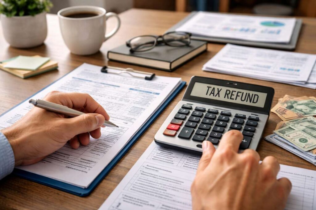 Tax calculation example showing deduction benefit in FHSA vs TFSA comparison